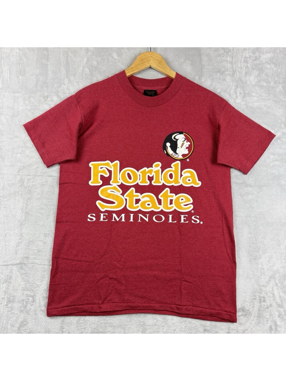 Vintage Florida State Seminoles Men M T Shirt Red NCAA College Football 1990s